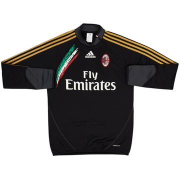 2013-14 AC Milan adidas Formotion 1/4 Zip Training Top - 8/10 - (M)