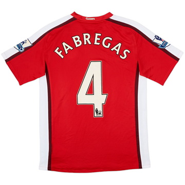 2008-10 Arsenal Camiseta Local Fabregas #4 - 7/10 - (S)