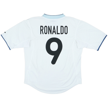 Camiseta de visitante del Inter Milan 2000-01 Ronaldo #9 - 6/10 - (M)