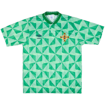1990-92 Northern Ireland Home Shirt - 9/10 - (L)