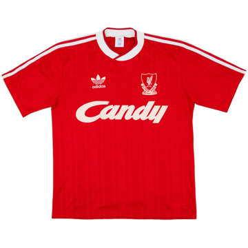 1988-89 Liverpool Home Shirt - 9/10 - (XL)