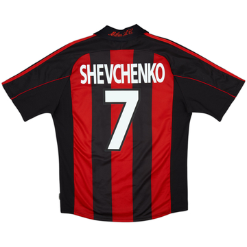 Camiseta de local del AC Milan 2000-02 Shevchenko #7 - 8/10 - (M)