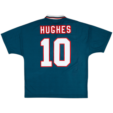 1995-96 Wales Away Shirt Hughes #10 - 8/10 - (L)