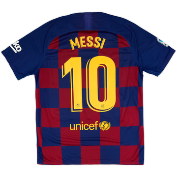 2019-20 Barcelona Home Shirt Messi #10 - 6/10 - (L)
