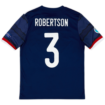 2020-22 Scotland Home Shirt Robertson #3 - 9/10 - (XL.Boys)