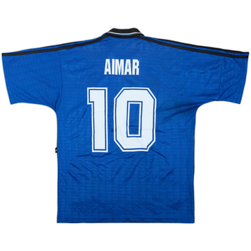 1994-97 Argentina Away Shirt Aimar #10 - 9/10 - (M)