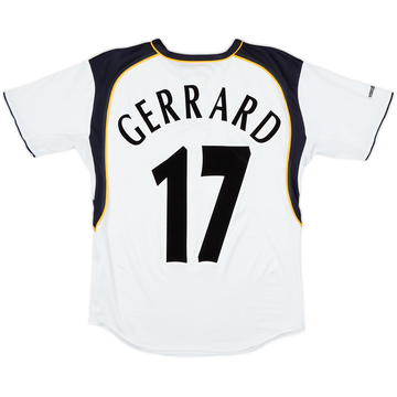 2001-03 Liverpool Away Shirt Gerrard #17 - 8/10 - (Y)