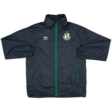 2011-12 Shamrock Rovers Umbro Hooded Rain Jacket - 8/10 - (M)
