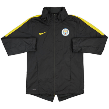 2016-17 Manchester City Nike Hooded Rain Jacket - 8/10 - (M)