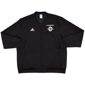 2017-18 Northern Ireland adidas Track Jacket - 9/10 - (XXL)