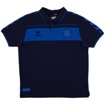 2021-22 Everton Hummel Polo Shirt - 8/10 - (M)