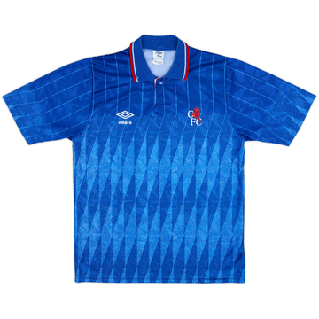 1989-91 Chelsea Home Shirt - 10/10 - (S)