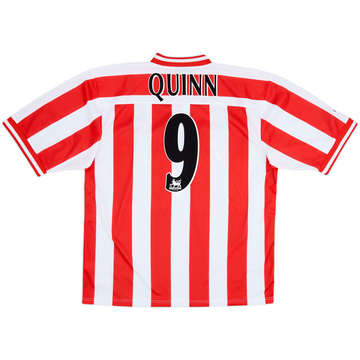 1999-00 Sunderland Home Shirt Quinn #9 - 8/10 - (XL)