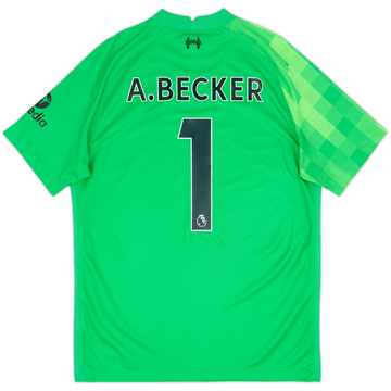 2021-22 Liverpool GK Shirt A.Becker #1 - 10/10 - (M)