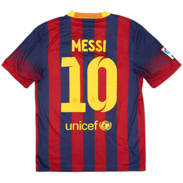 2013-14 Barcelona Home Shirt Messi #10 - 5/10 - (S)