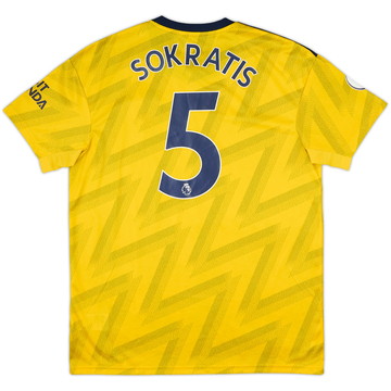 2019-20 Arsenal Away Shirt Sokratis #5 - 8/10 - (L)