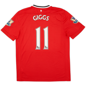 2011-12 Manchester United Home Shirt Giggs #11 - 9/10 - (L)