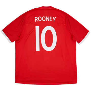 2010-11 England Away Shirt Rooney #10 - 6/10 - (XXL)
