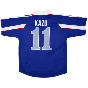 1999-00 Japan Player Issue Home Shirt Kazu #11 - 8/10 - (L)