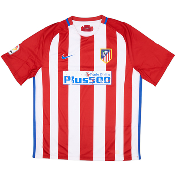 2016-17 Atletico Madrid Home Shirt - 5/10 - (XL)