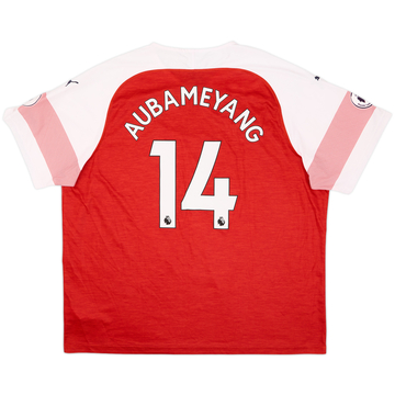 2018-19 Arsenal Home Shirt Aubameyang #14 - 7/10 - (4XL)