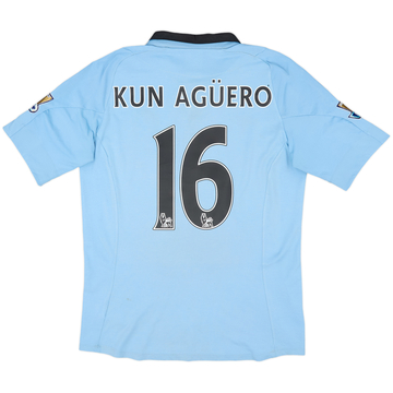 2012-13 Manchester City Home Shirt Kun Aguero #16 - 6/10 - (M)
