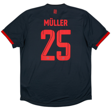 2022-23 Bayern Munich Authentic Third Shirt Muller #25 - 9/10 - (L)