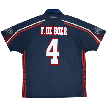 1997-98 Ajax Away Shirt F. De Boer #4 - 8/10 - (XL)