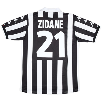 1999-00 Juventus Home Shirt Zidane #21 - 7/10 - (L)
