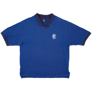 1999-00 Rangers Nike Polo Shirt - 6/10 - (L)
