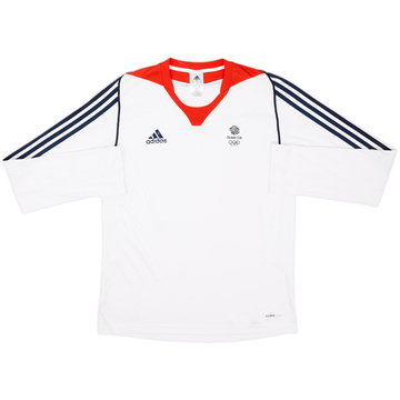 2012 adidas Team GB Olympic adidas Training L/S Shirt - 8/10 - (L)