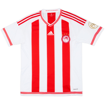 2015-16 Olympiakos Home Shirt - 10/10 - (M)