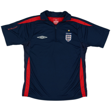 2003-05 England Umbro 1/4 Zip Polo Shirt - 10/10 - (S)
