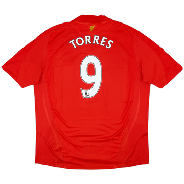 2008-10 Liverpool Home Shirt Torres #9 - 3/10 - (XL)