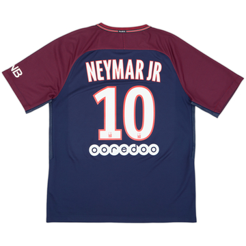 2017-18 Paris Saint-Germain Home Shirt Neymar Jr #10 - 6/10 - (L)