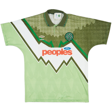 1991-92 Celtic Away Shirt - 9/10 - (L)