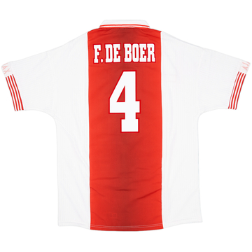 1997-98 Ajax Home Shirt F.De Boer #4 (L)
