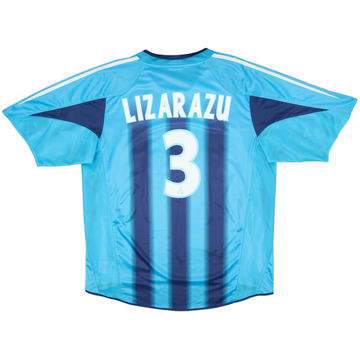2004-05 Olympique Marseille Away Shirt Lizarazu #3 - 9/10 - (L)