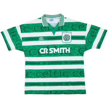 1993-95 Celtic Home Shirt - 8/10 - (XL)