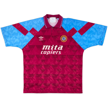1990-92 Aston Villa Home Shirt - 6/10 - (XL)