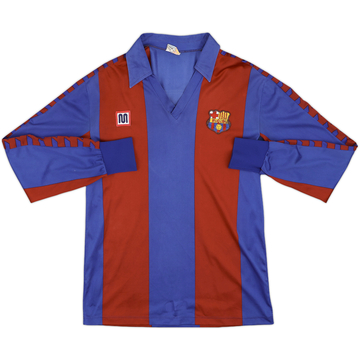 1984-89 Barcelona Home L/S Shirt - 5/10 - (S)