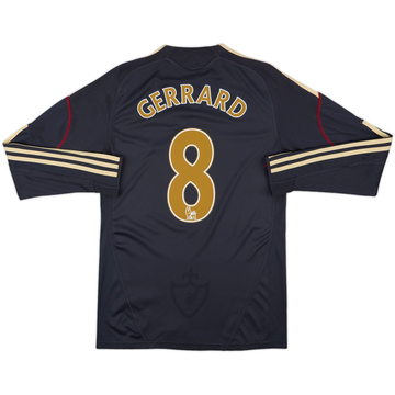 2009-10 Liverpool Away L/S Shirt Gerrard #8 - 6/10 - (S)