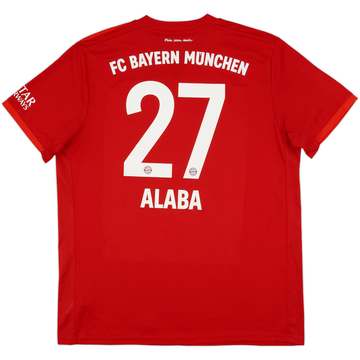 2019-20 Bayern Munich Home Shirt Alaba #27 - 10/10 - (XL)