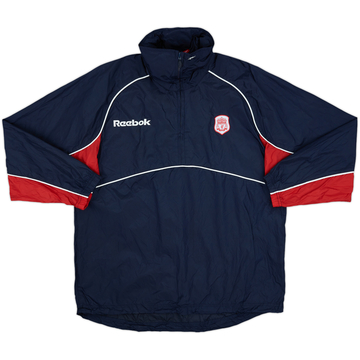 1997-98 Liverpool Reebok 1/4 Zip Rain Jacket - 8/10 - (S)