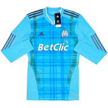 2010-11 Olympique Marseille Player Issue TechFit Away L/S Shirt (L)