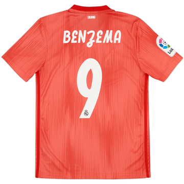 2018-19 Real Madrid Third Shirt Benzema #9 - 5/10 - (S)