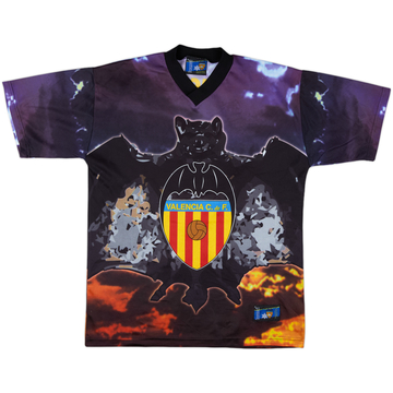 1997-98 Valencia Luanvi Graphic Shirt - 9/10 - (L)