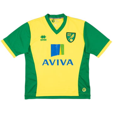 2013-14 Norwich Home Shirt - 6/10 - (S)