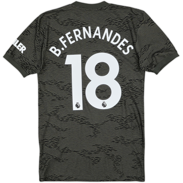 2020-21 Manchester United Away Shirt B.Fernandes #18 - 9/10 - (XS)