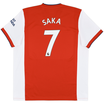 2021-22 Arsenal Home Shirt Saka #7 - 10/10 - (XXL)